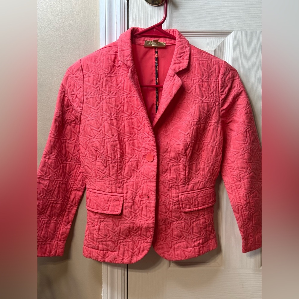 Princess Vera Wang Pink Textured Blazer